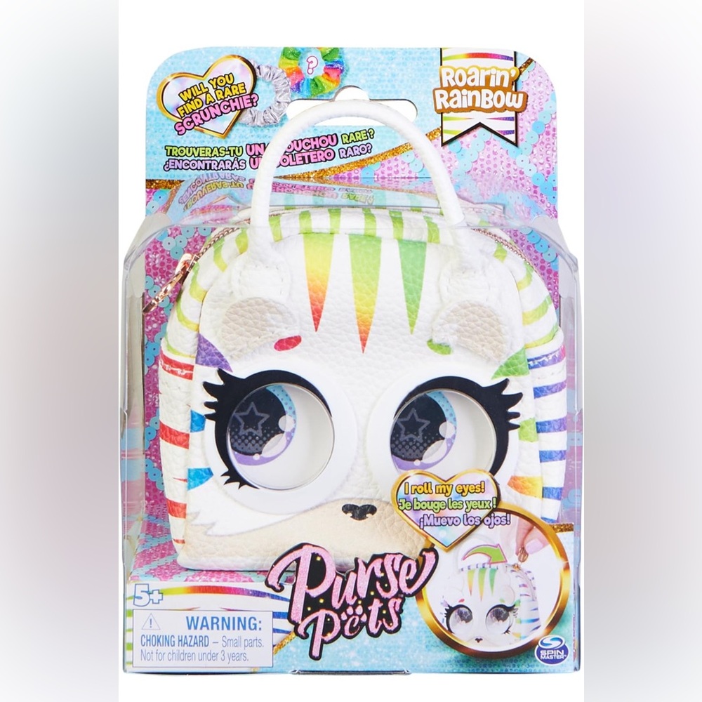 Purse Pets Roaring Rainbow 🌈 NEW